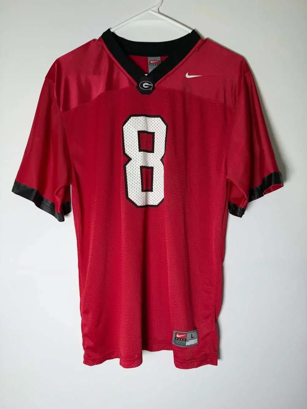 Nike Team Authentic Georgia Bulldogs #8 Football Jersey Size L